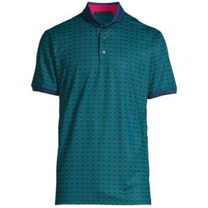 Greyson Teal and Navy Polo Shirt